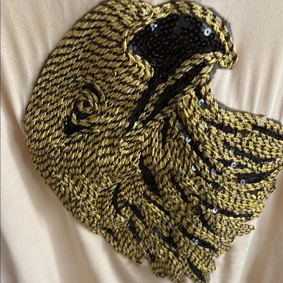 POL Cream Eagle Short Sleeve T-Shirt NWOT Small - Picture 2 of 4